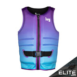 2026 IVY TEEN CAPRI VEST - PURPLE BLUE FADE