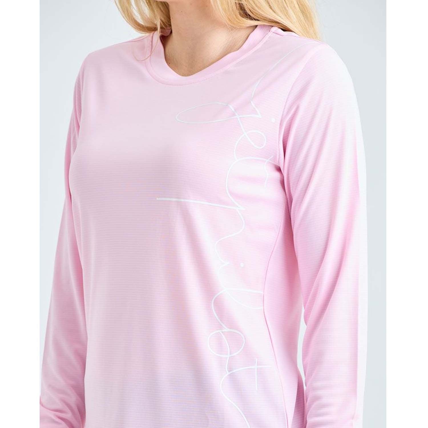 2025 JETPILOT PACER LADIES LS HYDRO TEE - PINK