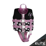 2027 IVY JUNIOR GIRLS VEST - BLACK FLOWERS