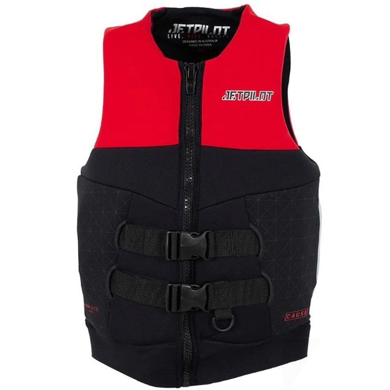 2024 JETPILOT CAUSE SUPERGRIP VEST  - RED