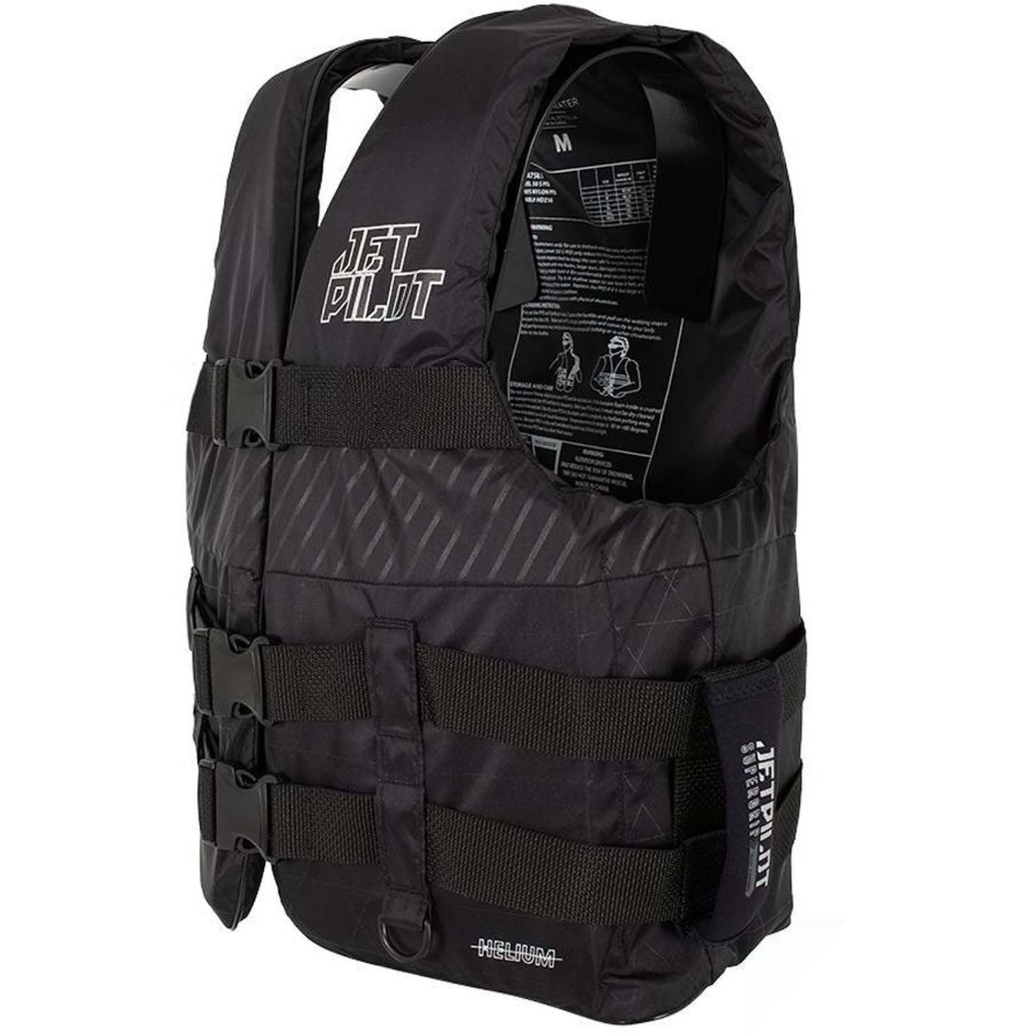 2025 JETPILOT HELIUM NYLON VEST - BLACK