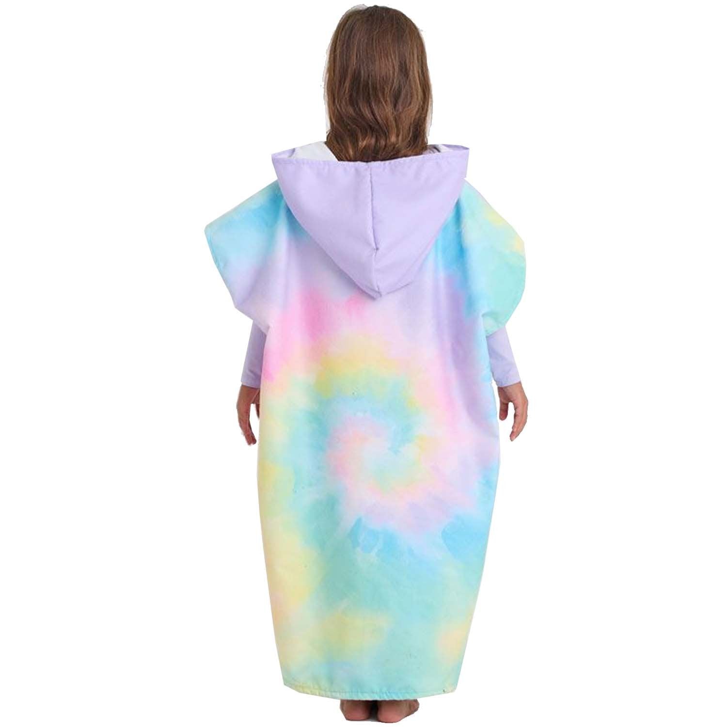 2025 JETPILOT YOUTH HOODED TOWELIE - TIE DYE