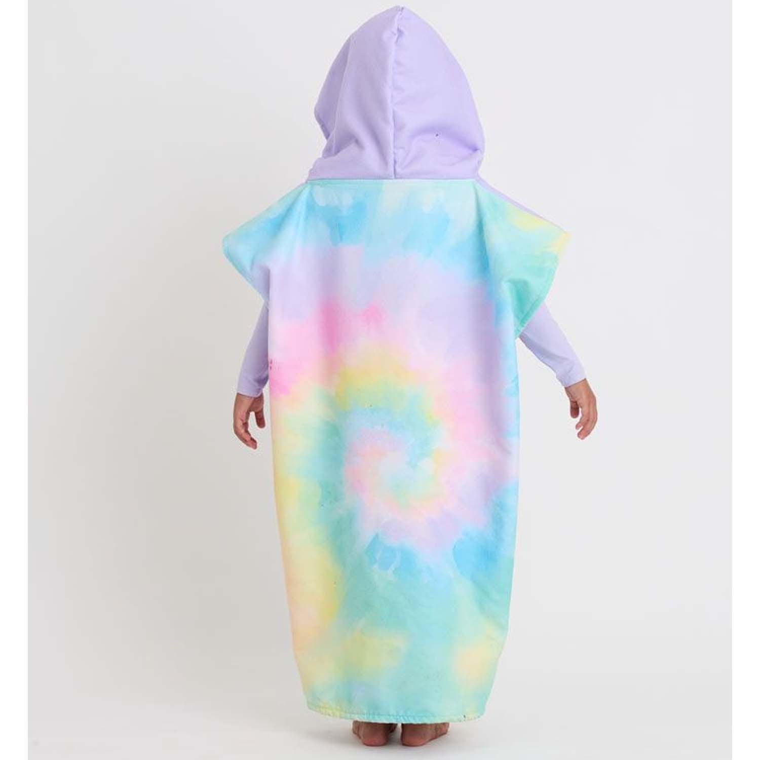 2025 JETPILOT YOUTH HOODED TOWELIE - TIE DYE