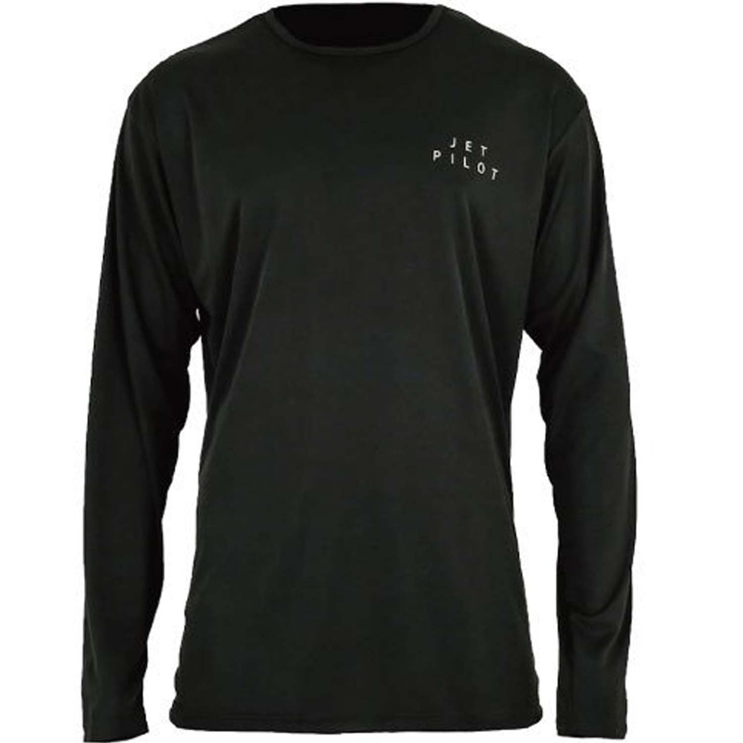 2021 JETPILOT HYPED L/S HYDRO TEE - BLACK