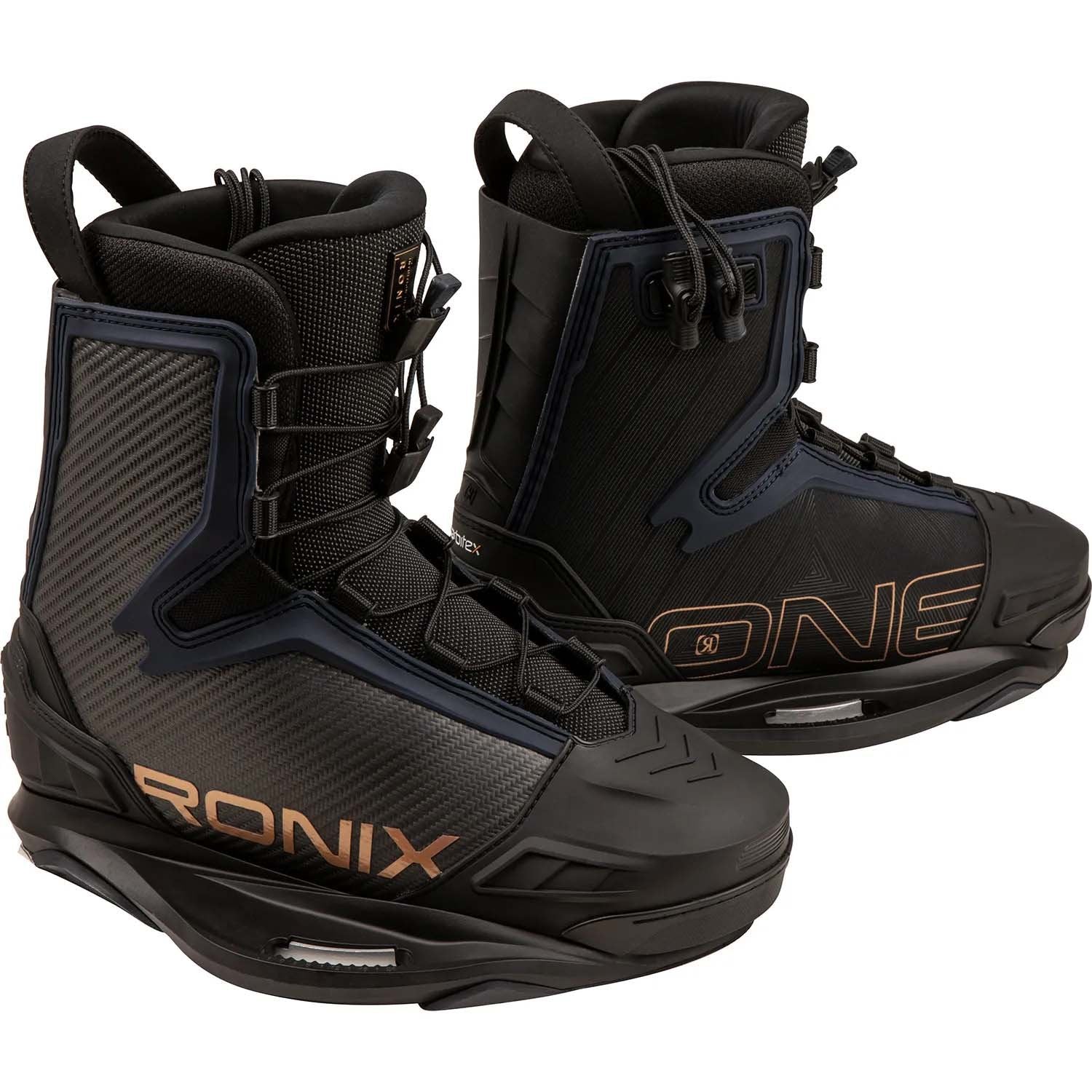 2025 RONIX ONE BLACKOUT WAKEBOARD W/ ONE CARBITEX BOOTS