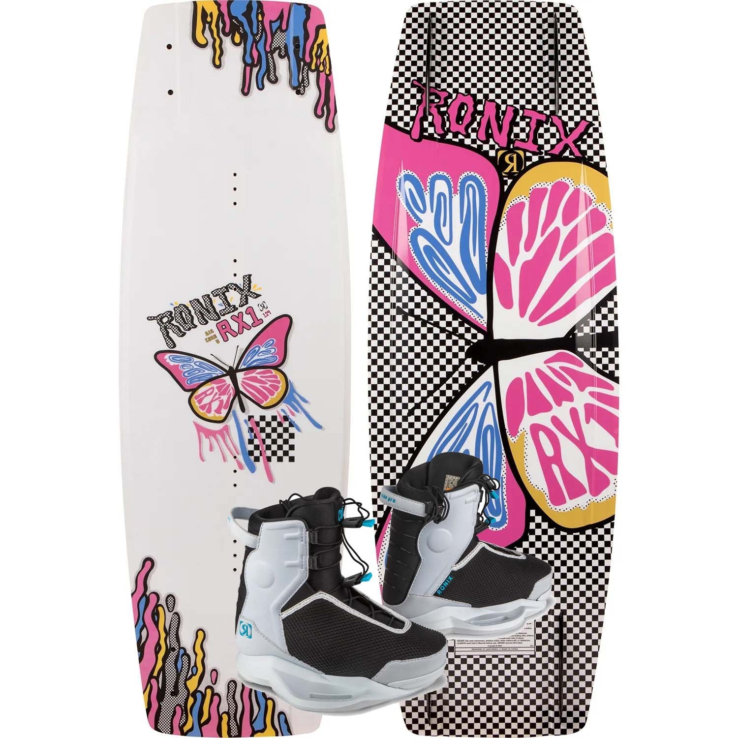 2025 RONIX RX1 GIRLS WAKEBOARD W/ VISION BOOTS