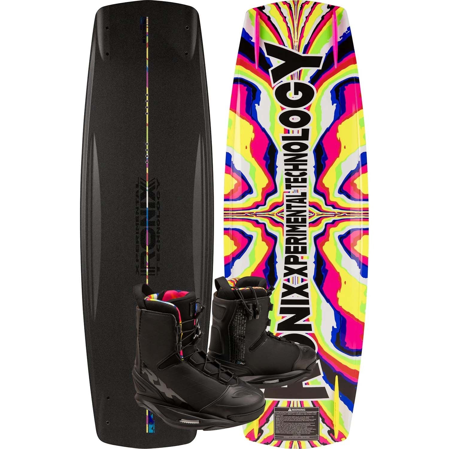 2025 RONIX RXT BLACKOUT WAKEBOARD W/ RXT BOOTS