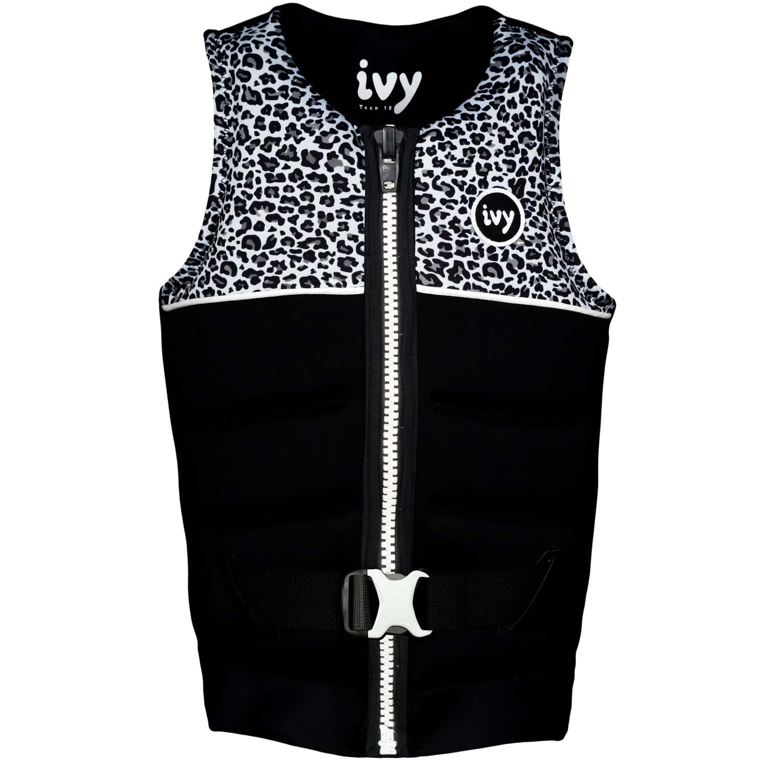 2025 IVY TEEN SAVANNAH VEST - SNOW LEOPARD