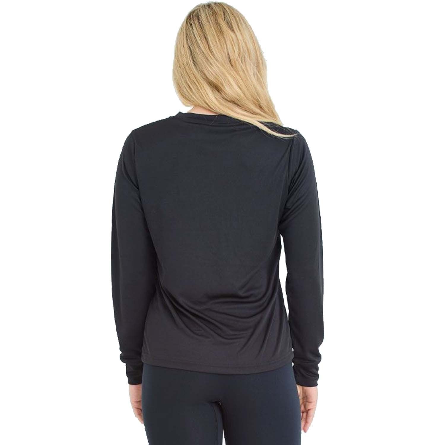 2025 JETPILOT PACER LADIES LS HYDRO TEE - BLACK