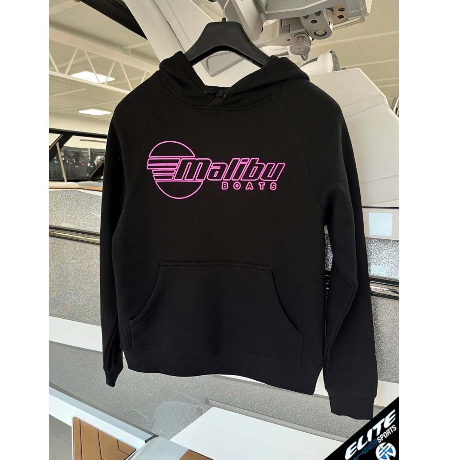 MALIBU/ELITE STENCIL WOMENS HOODIES - NEON PINK