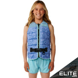 2027 RIPCURL DAWN PATROL KIDS VEST - BLUE