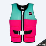 2026 IVY JUNIOR VEST - NEON PINK / BRIGHT TEAL