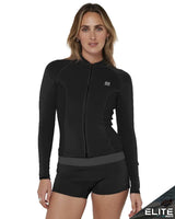 2027 FOLLOW LADIES FZ WETTY TOP - BLACK